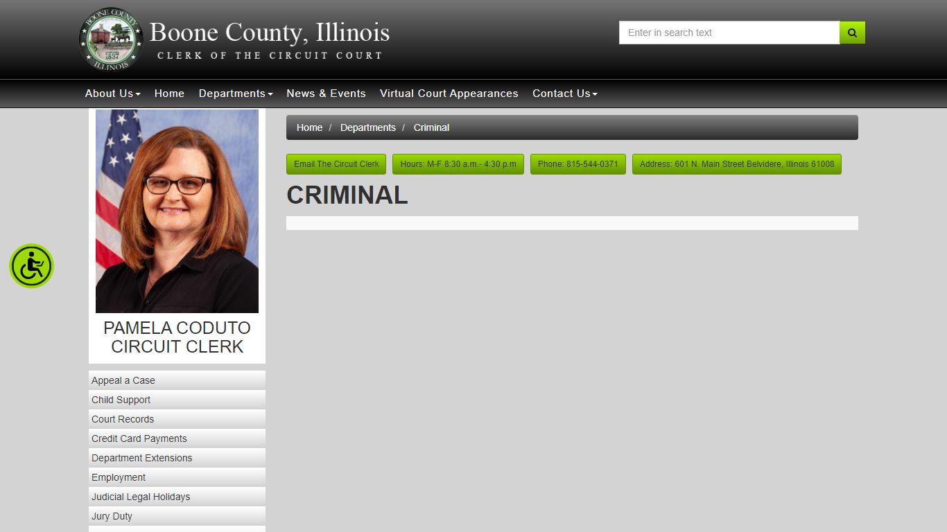 Boone County Circuit Clerk - Criminal